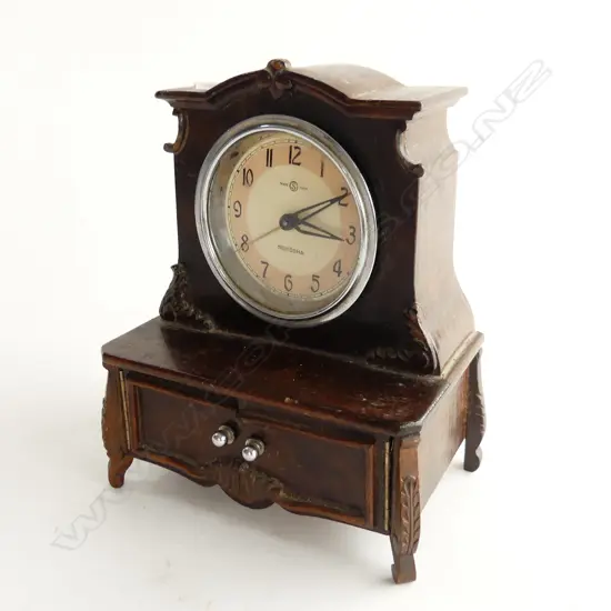 VINTAGE SEIKOSHA MANTLE CLOCK H. 160MM