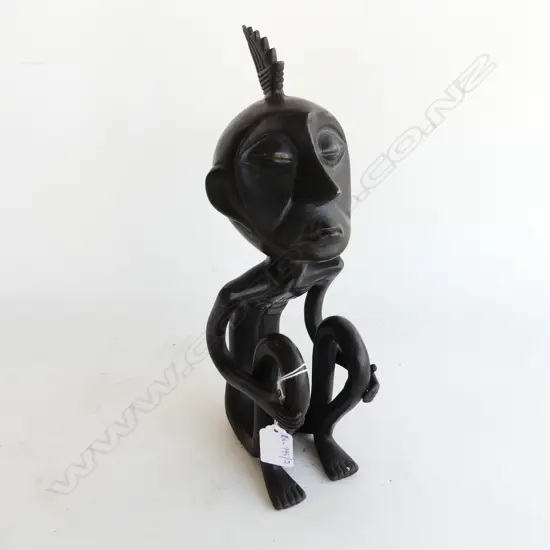 BRONZE AFRICAN FIGURE H.320mm