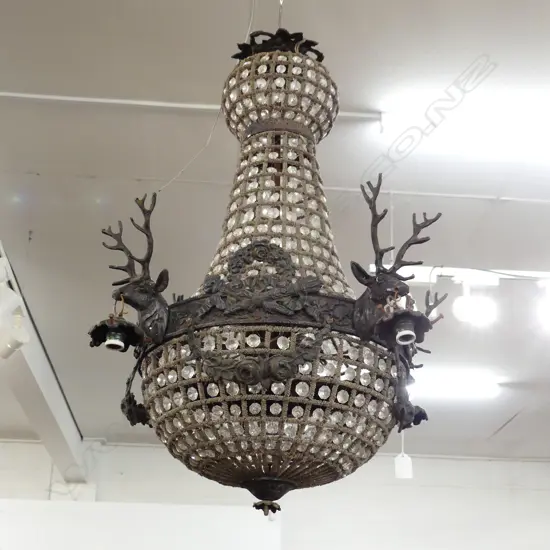 MODERN FRENCH STYLE BASKET CHANDELIER H.700mm