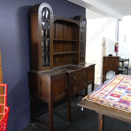EARLY 20thC OAK SIDEBOARD 1550x550x2055mm
