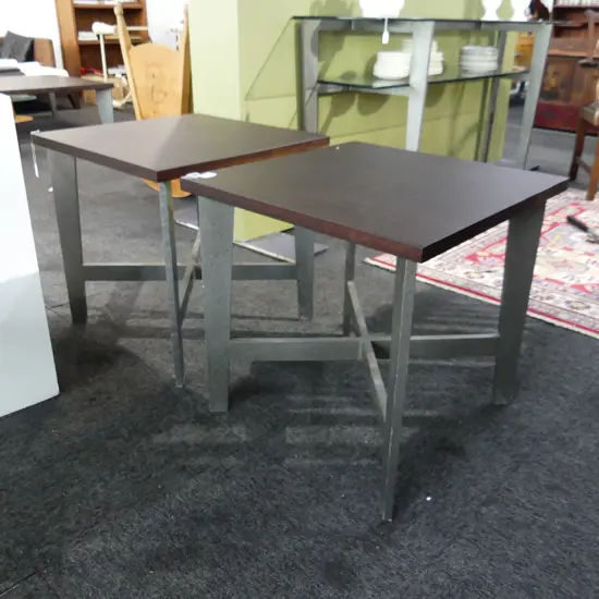 PR MODERN SIDE TABLES 610x610x600mm