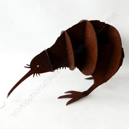 CORTEN STEEL KIWI H.280mm L.450mm