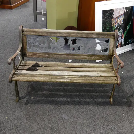 CHILDS OUTDOOR BENCH - FAULTS W.840mm