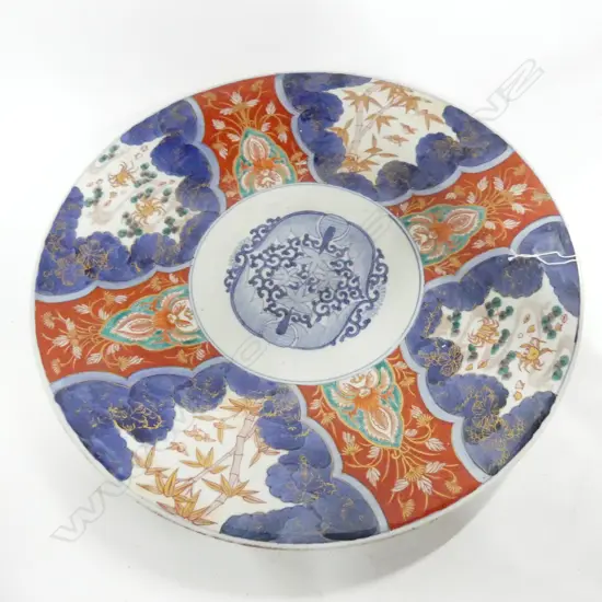 LARGE IMARI PLATTER DIA 465MM