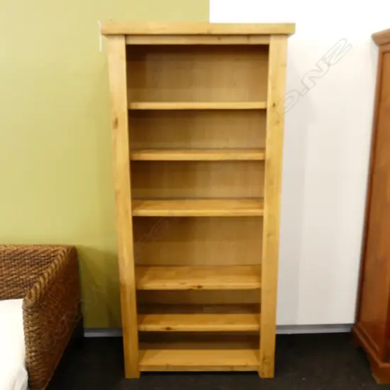 MODERN OAK BOOKCASE 900x350x1890mm