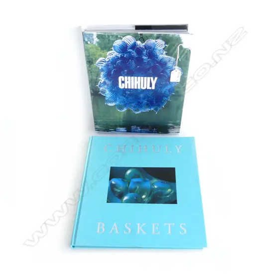 2 LGE ART BOOKS ON CHIHULY: 1 X Kuspit 1 x Norden on 'Baskets'