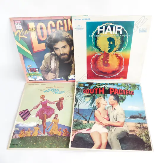 3 LPS SOUTH PACIFIC/HAIR/SOUND OF MUSIC+ ONE