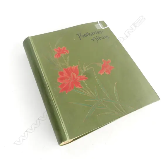 GERMAN POSTCARD ALBUM C.1900
