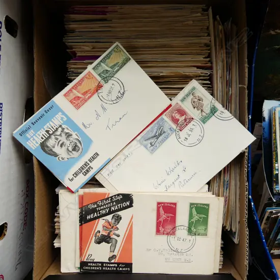 ASST. NZ 1ST DAY COVERS 1940s/50s APPROX 600