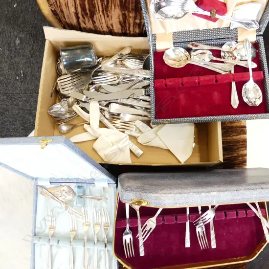 ASST. CUTLERY, CASED ETC