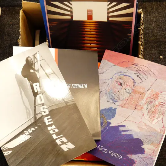 BOX LOT ASST BOOKS INCL ART REFERENCE ETC..