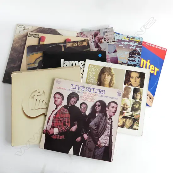 10ASST RECORDS CHICAGO 4 LP BOX SET/HILLAGE/HUNTER/MAYALL/JAMES GANG ETC