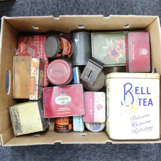 COLLECTION VINTAGE TINS