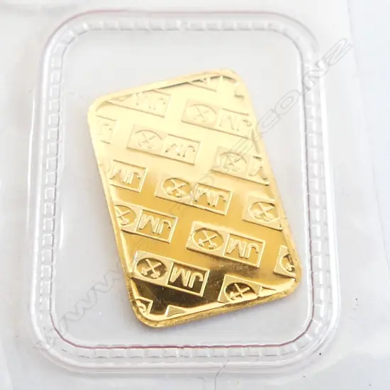 1gm .9999 PURE GOLD TABLET Johnson Matthey proof