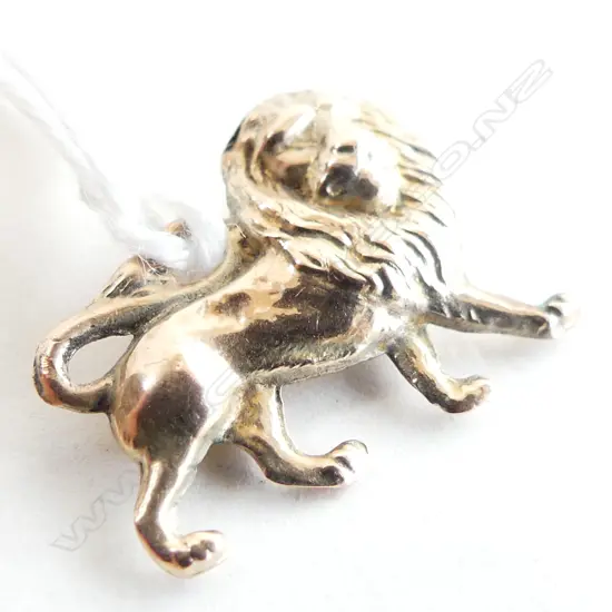 9CT rose gold LION passant CHARM 0.68gm