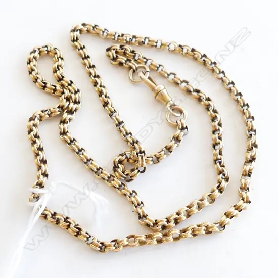 GOLD CHAIN 13.7 GRAMS 58CM LONG  (TESTING AS 14CT)