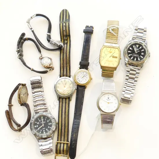 9 ASST. VINTAGE WATCHES