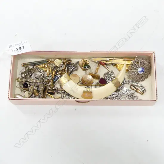 ASST. COSTUME JEWELLERY, GOLD PLATE ETC