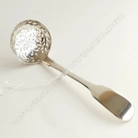 GEO S/SILVER SIFTING SPOON  L150MM 39grms