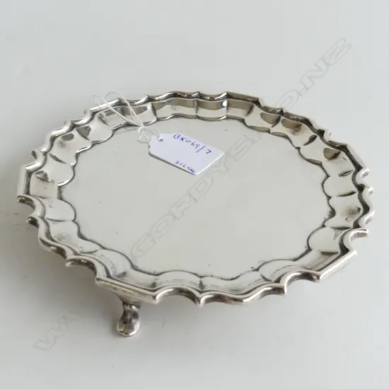 S/SILVER SMALL SALVER DIA150MM 216grms
