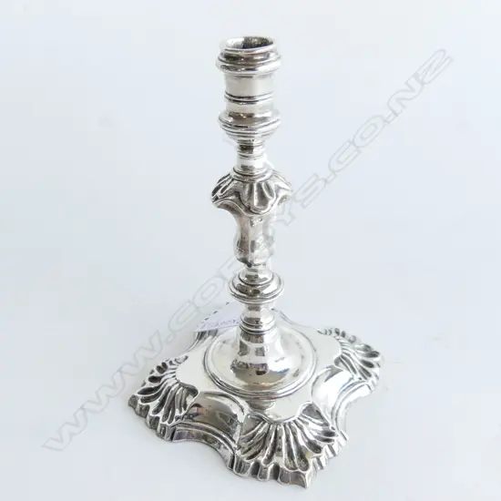 S/SILVER BEDROOM CANDLESTICK H125MM 173grms