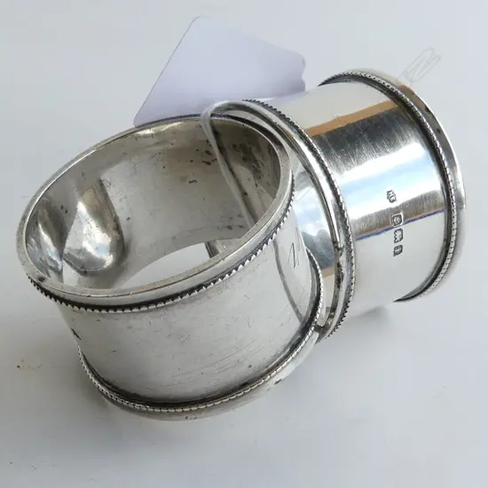 PR S/SILVER NAPPKIN RINGS 54grms