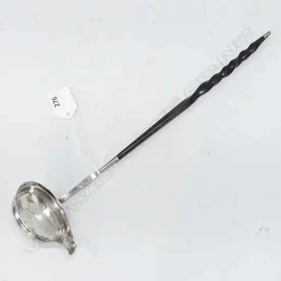 UNMARKED SILVER TODDY LADLE L.330mm