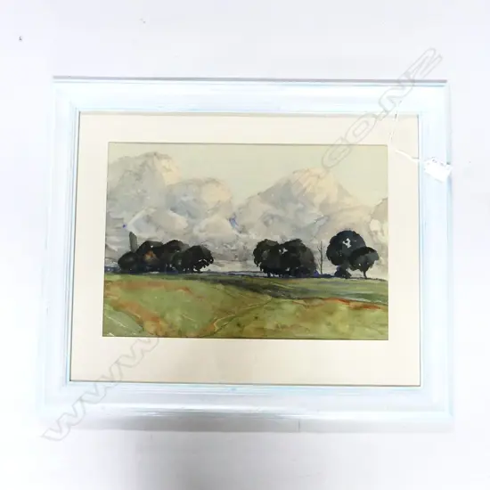 GEOFF FAIRBURN 'WAIKATO COUNTRY' W/C 275x400mm