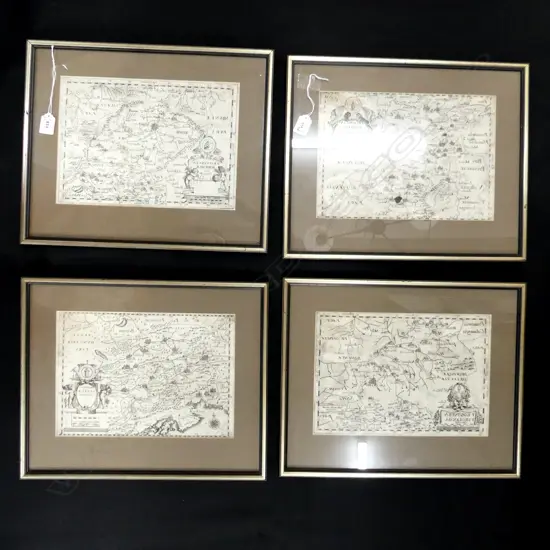 4 18thC MAPS OF EUROPE 220x310mm