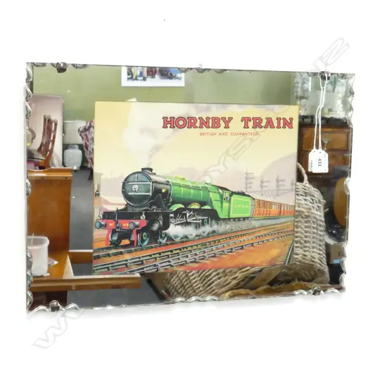 VINTAGE MIRROR 'HORNBY TRAIN' 355x510mm