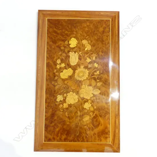 ITALIAN SORRENTO INLAID WOODEN PANEL 725x430mm