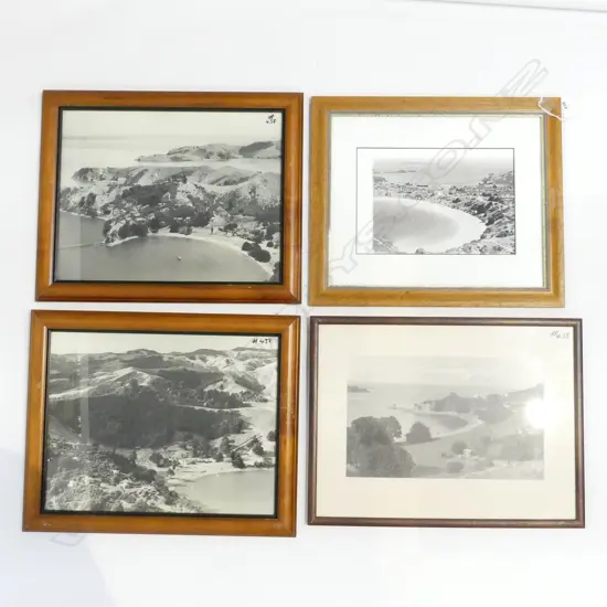 4 B&W PHOTOGRAPHS OF WAIHEKE 1950’S -60’S 340MMX260MM APPROX