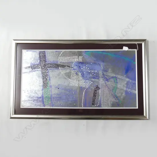 JEFF BROWN (NZ b.1964) 'TRUCK I' 1993 OIL ON METAL 400x800mm