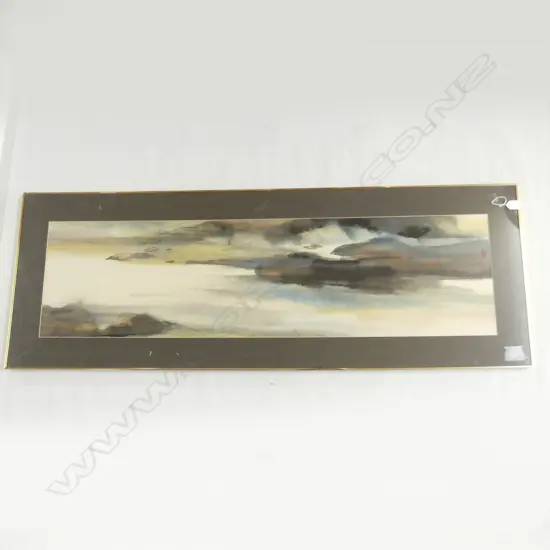 Chui Tze Hung (b.1936) Chinese artist ink painting extensive landscape 2200 x 330mm