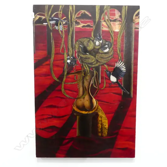 ALICIA WILSON 'THE NEST' ACRYLIC ON CANVAS 2009 910x610mm