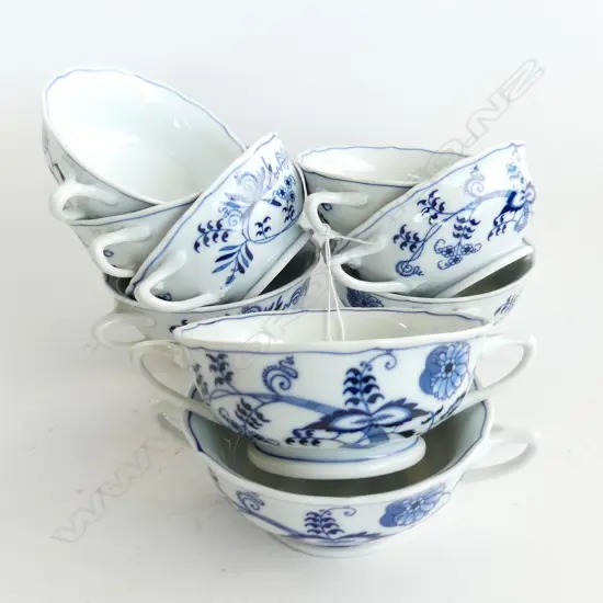 9 BLUE DANUBE SOUP COUPES 125mm dia