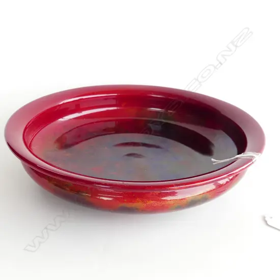 1920’S CROWN DUCAL SPECTRIA FLAMBE BOWL D. 250MM  