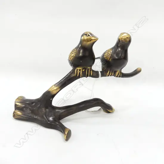 PR BRONZE BIRDS ON BRANCH W.210mm