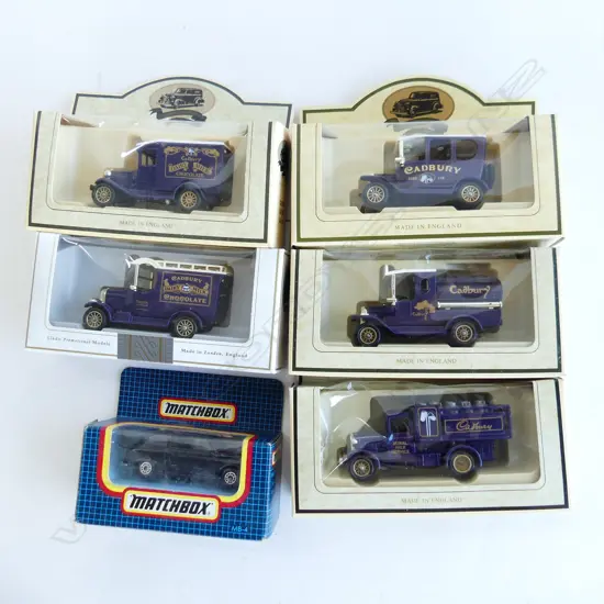 BAG OF 5 PROMOTIONAL DIE CAST TOYS & 1 MATCHBOX TOY 