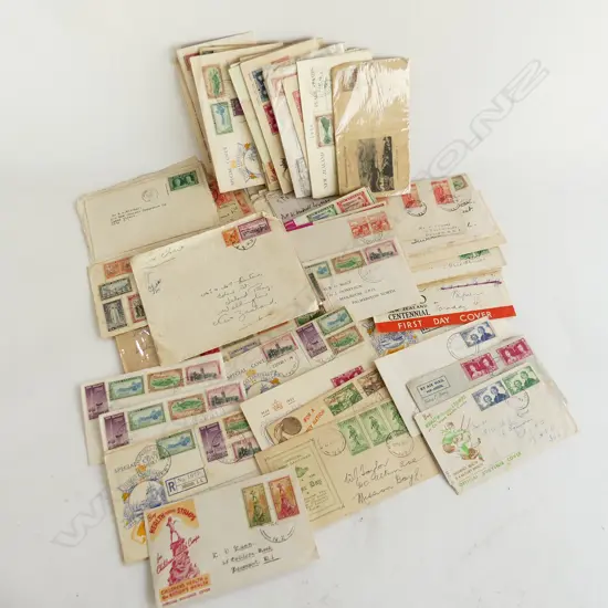 ASST. NZ 1ST DAY COVERS 1930s/40s