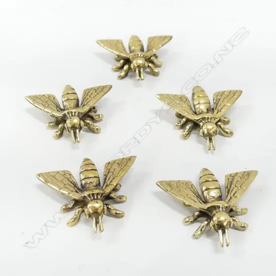 5 BRASS BEES W. 65mm