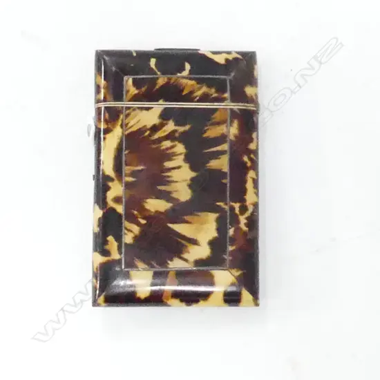 TORTOISESEHLL CARD CASE 90x55mm
