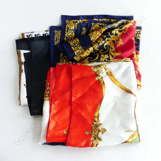 3 VINTAGE SILK SCARVES, INCL MARIO BONASERRIC