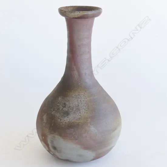 JAPANESE BIZEN POTTERY OVOID VASE signed H.190mm