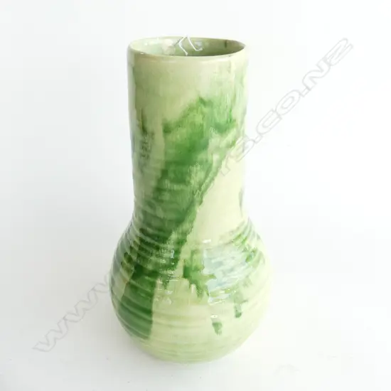 LG AMBRICO CROWN LYNN REGAL HAND POTTED WARE VASE H. 270mm (CRAZING)