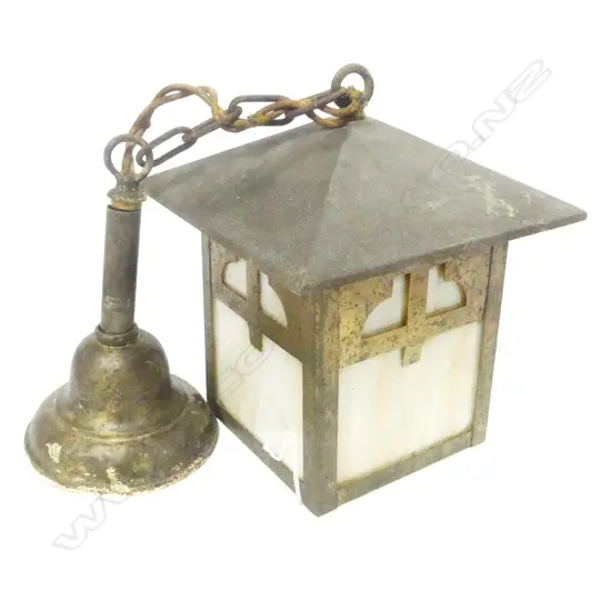 ARTS & CRAFTS OUTDOOR HANGING LIGHT 