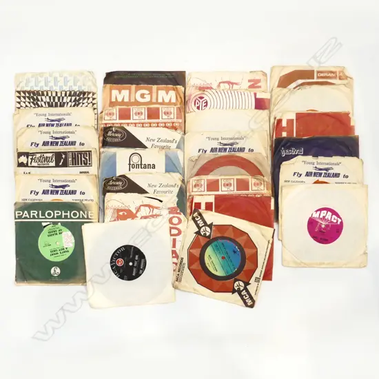 29 ASST POP & ROCK 45’S CONDITION VARIES