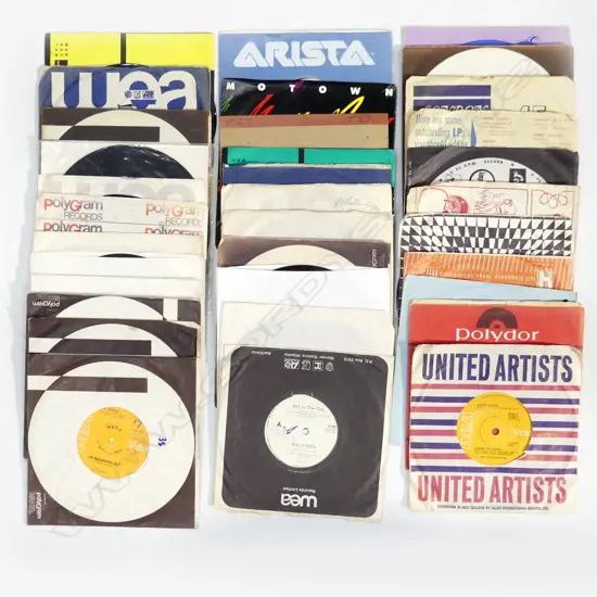 34 ASST POP & ROCK 45’S CONDITION VARIES