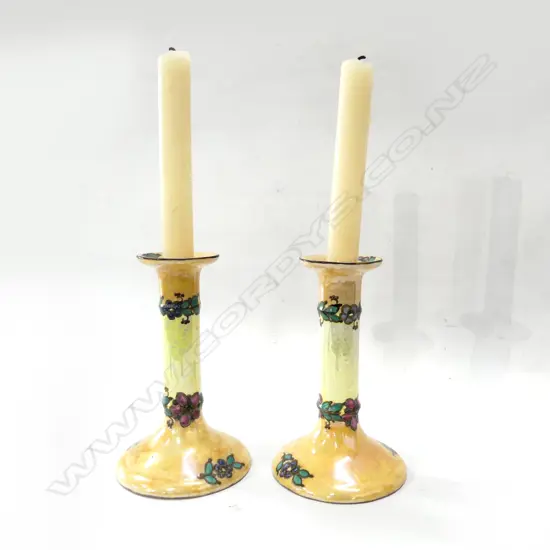 PR MALING GOLD LUSTRE CANDLE STICKS H.170mm
