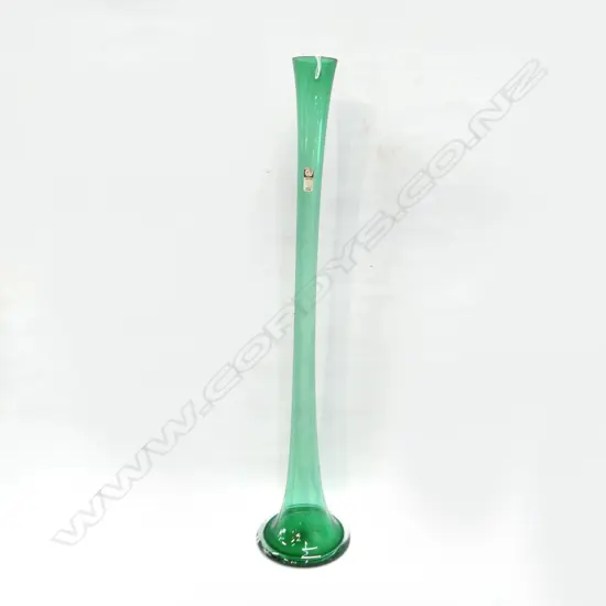 TALL GREEN GLASS VASE H.800mm